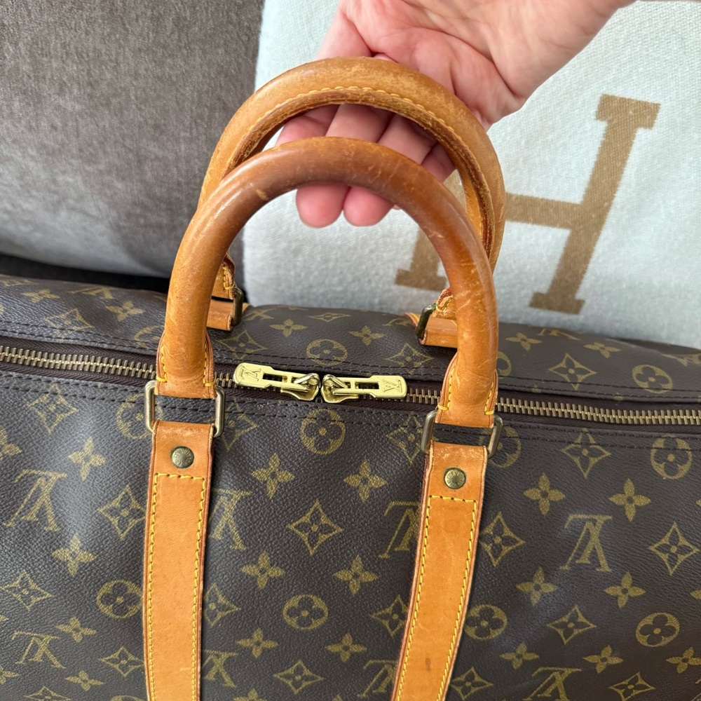 Authentic Louis Vuitton Keepall 45 travel duffel bag  M41428 monogram - Picture 12 of 16